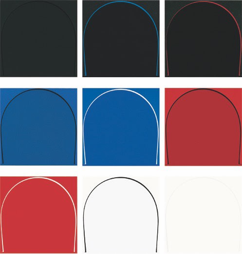 Ian Davenport, Nine Arches , 2005