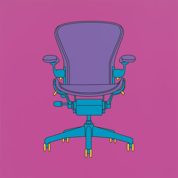 Michael Craig-Martin, Untitled (Miller Chair) , 2015