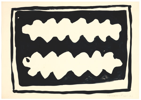 Joan Hernández Pijuan, Dibuix n°142, 1991