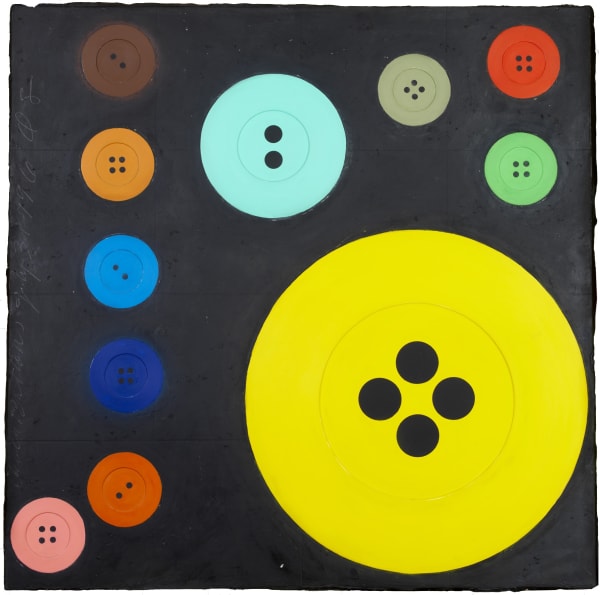 Donald Sultan, Eleven Buttons July 3, 1996, 1996