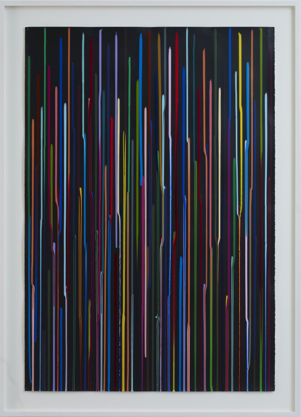 Ian Davenport, Staggered Lines: Signal, 2011