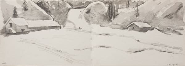 Nigel Hall, 28.12.93 Lac da Cavlach, 1993