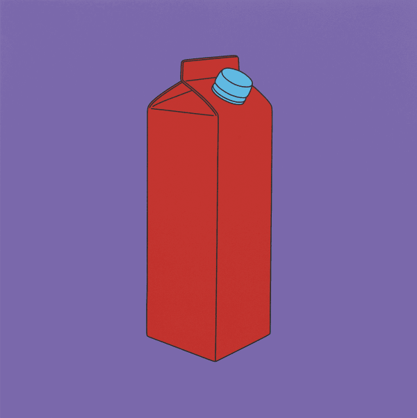 Michael Craig-Martin, Untitled (carton), 2014