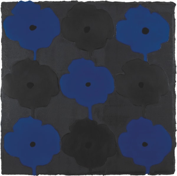 Donald Sultan, Blues and Blacks, Jan. 20, 2005, 2005