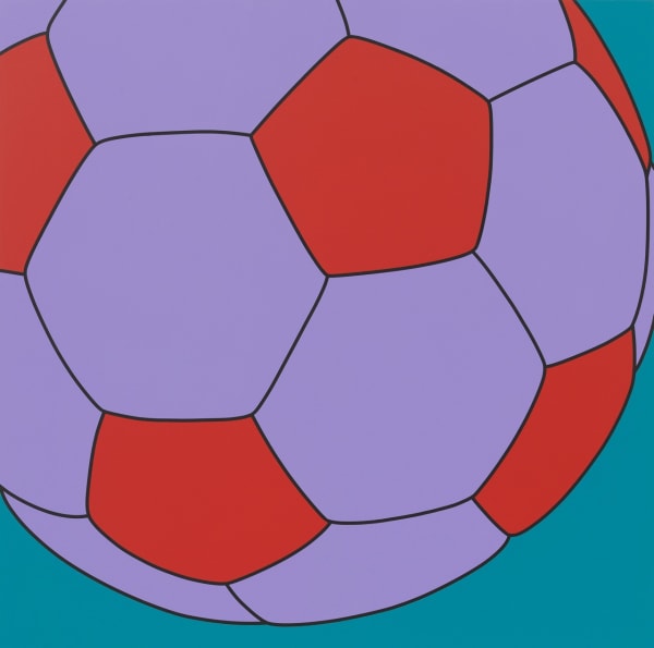 Michael Craig-Martin, Untitled (fragment football) , 2016