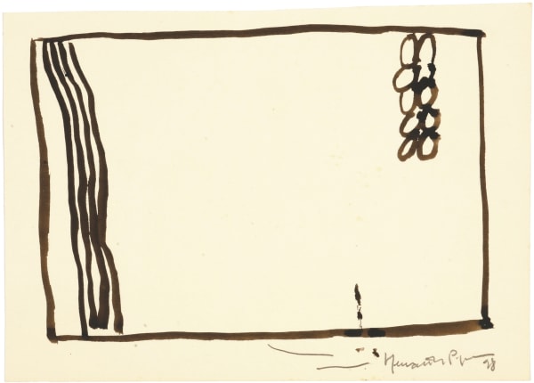 Joan Hernández Pijuan, Dibuix n°48, 1998