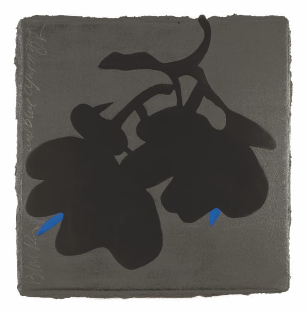 Donald Sultan, Black and Blue, April. 11, 2009, 2009