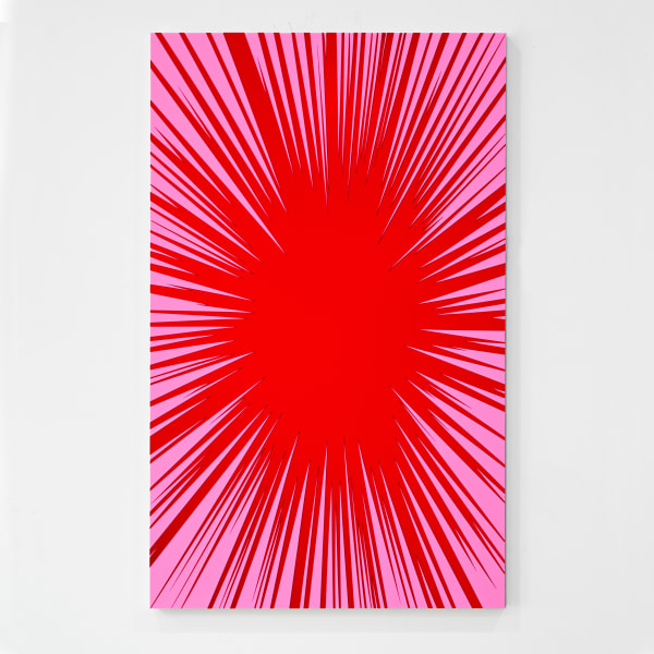 Paul Hosking, The Fall (pink), 2022