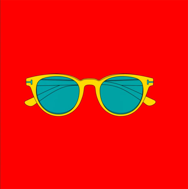 Michael Craig-Martin, Glasses, 2022