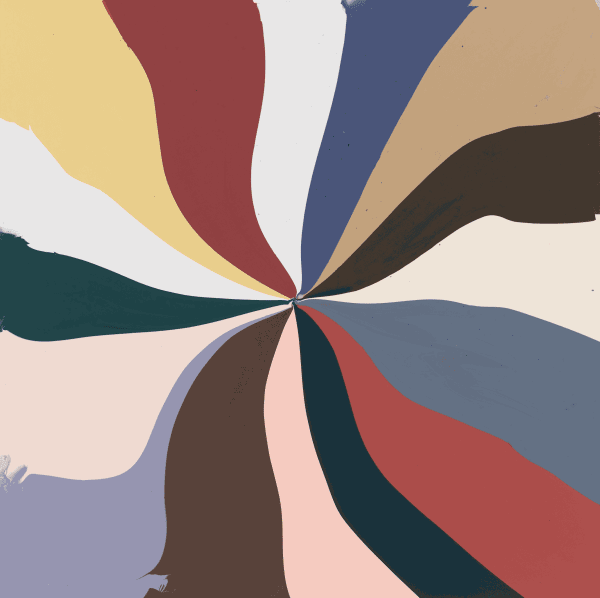 Ian Davenport, Painting with Hole in the Middle 03, 2018