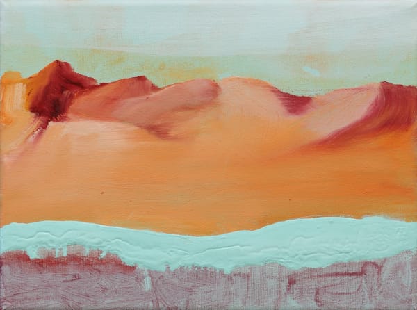 Barbara Ellmerer, Particules minuscules XVI (Orange Mountains), 2019