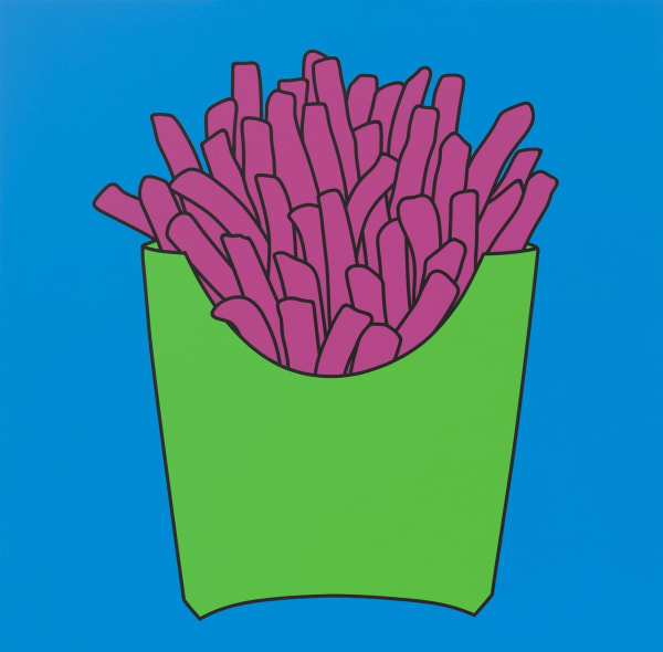 Michael Craig-Martin, Untitled (chips blue) , 2016