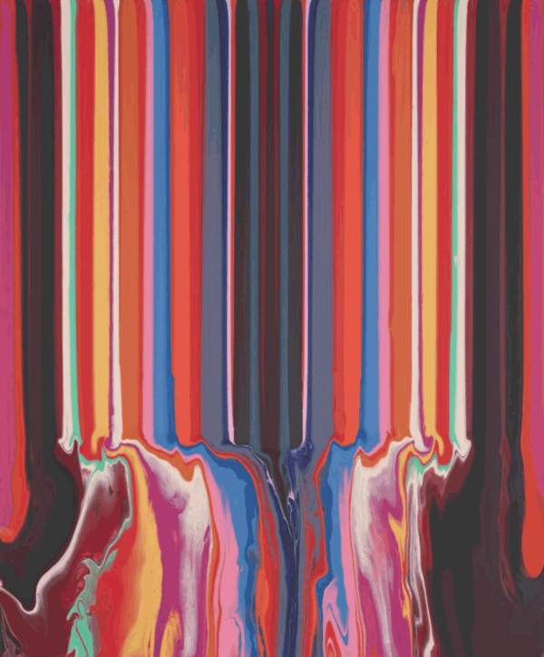 Ian Davenport, Seam, 2021