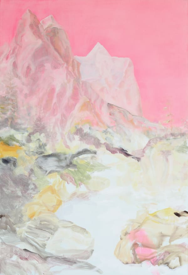 Barbara Ellmerer, Das Wetterhorn (nach Koch), 2024