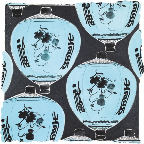 Donald Sultan, Nine Lanterns, Aug. 22, 2007, 2007