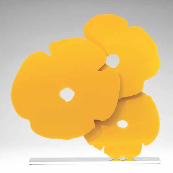 Donald Sultan, Yellow Poppies , 2017