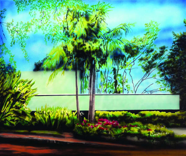 Eamon O'Kane, Soriano House With Palm Trees, 2019