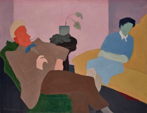 Milton Avery Husband and Wife, 1945