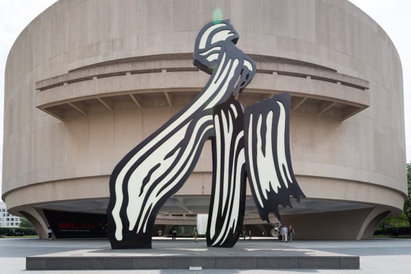 Roy Lichtenstein's Brushstroke Hirshhorn Museum & Sculpture Garden on the Mall in Washington, DC Photo by RLBolton is licensed under CC BY 2.0. Taken on July 27, 2013.