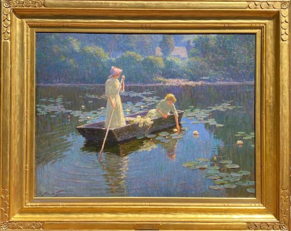 Abbott Fuller Graves Pond Lillies, 1912 Oil on canvas 30 x 40 inches 76.2 x 101.6 cm Available at Surovek Gallery
