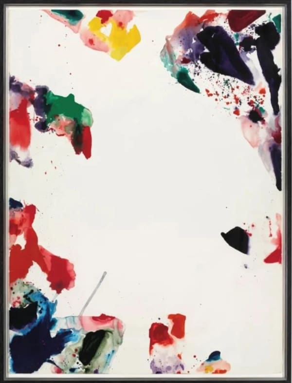 Sam Francis Untitled, 1970 Acrylic on paper 63 3/4 x 48 in 161.9 x 121.9 cm Available at Surovek Gallery