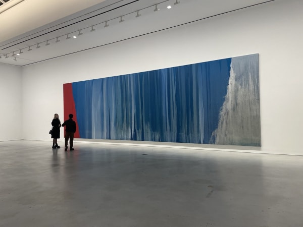 Pat Steir: Blue River and Rainbow Waterfalls Hauser & Wirth, NYC Photo by allisonmeier is licensed under CC BY 2.0.