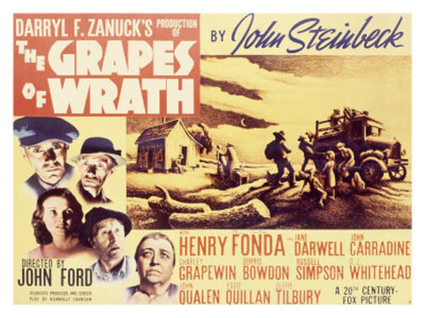 Thomas Hart Benton Billboard for The Grapes of Wrath, 1939