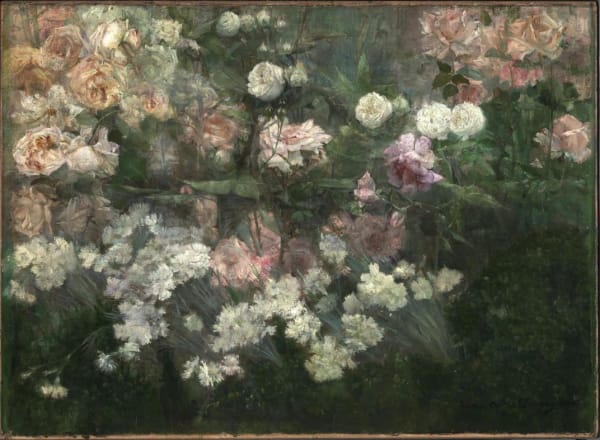 Maria Oakey Dewing, Garden in May, 1895, In the permanent collection of the Smithsonian American Art Museum