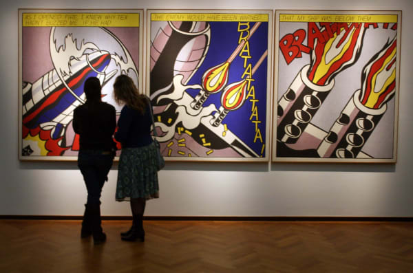 "as i opened fire by roy lichtenstein" Taken on February 11, 2007 by Pixel Addict is licensed under CC BY 2.0.