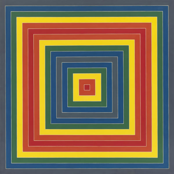 Frank Stella Gran Cairo, 1962 Alkyd on canvas 85 9/16 x 85 9/16 inches Whitney Museum Collection