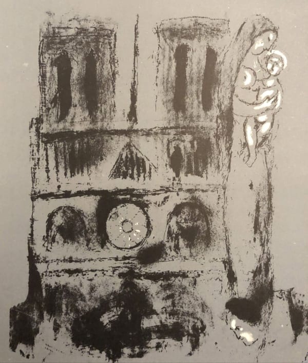Marc Chagall Notre-Dame en gris, 1955
