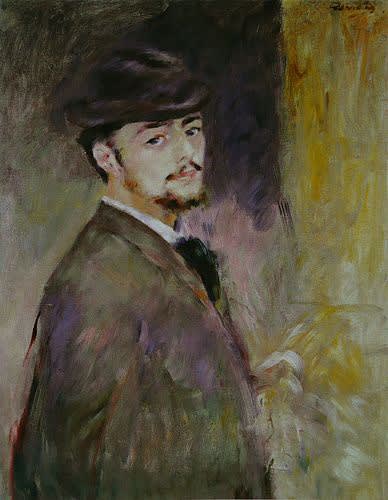 Pierre-Auguste Renoir Self portrait, 1876