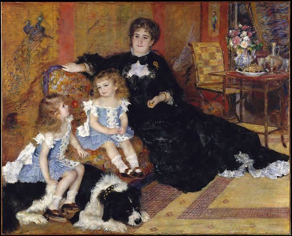 Pierre-Auguste Renoir Madame Charpentier and Her Children, 1878 Metropolitan Museum of Art