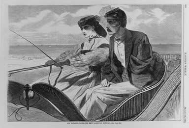 Winslow Homer The Empty Sleeve at Newport, 1865 Wood engraving Brooklyn Museum