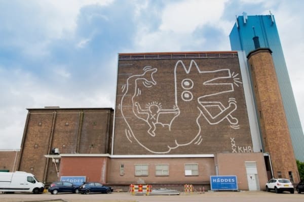 Keith Haring Mural, Amsterdam, 1986 Photograph Hanna Hachula, courtesy the Stedelijk Museum