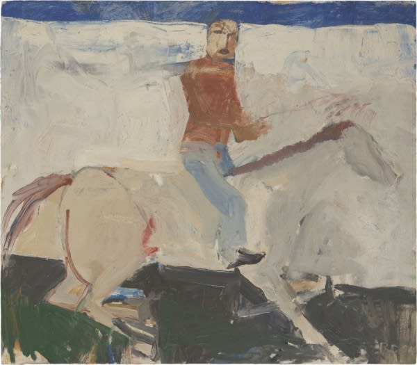 Richard Diebenkorn Untitled (Horse and Rider), 1954 Oil on canvas