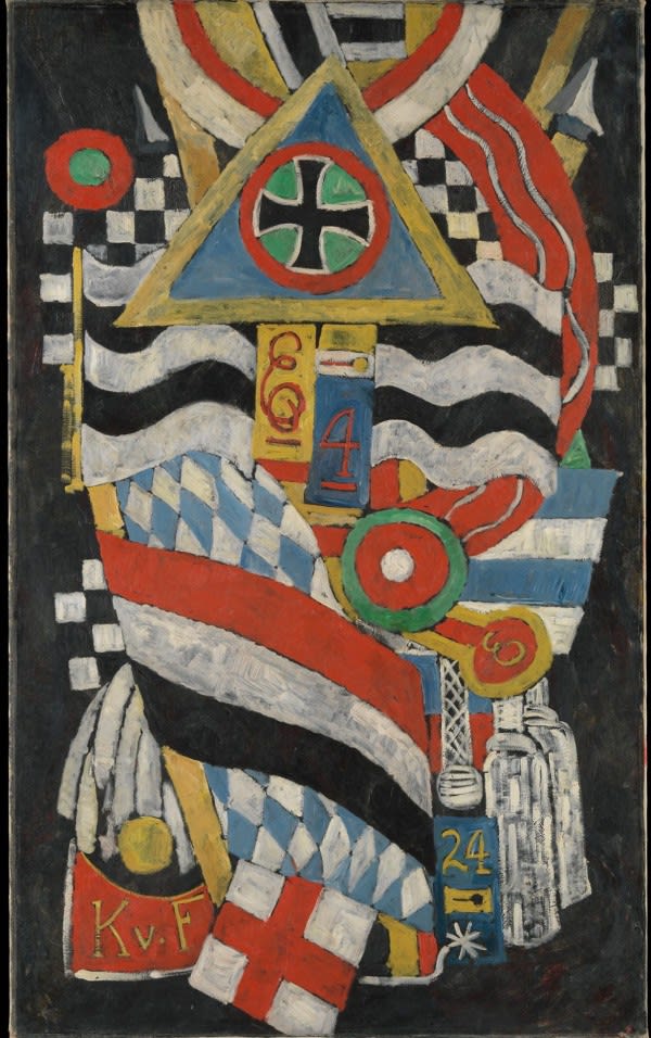 Marsden Hartley Portrait of a German Officer, 1914 Oil on canvas 68 x 41 inches The Metropolitan Museum of Art, New York