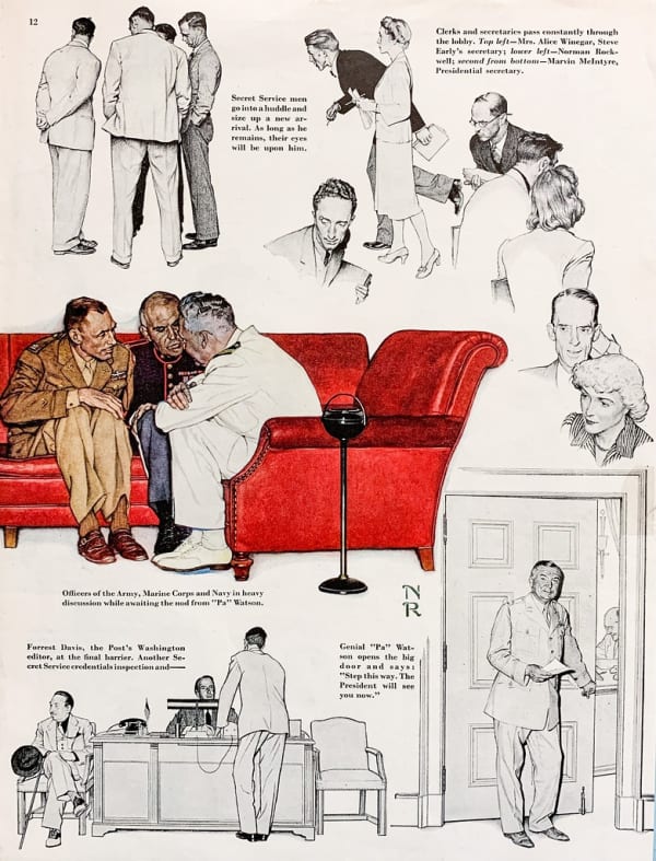 Norman Rockwell, So You Want to See the President, 1943