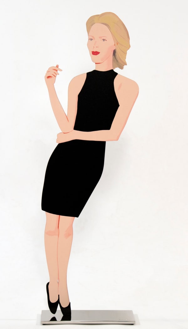 Alex Katz Ruth from Black Dress, 2017 Aluminum Sculpture, double sided 24.88 inches high Edition: 10/35 Signed: Alex Katz Available at Surovek Gallery