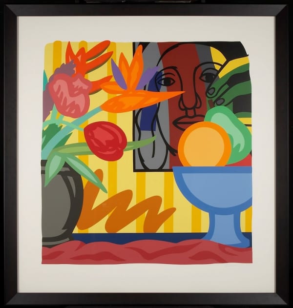 Tom Wesselmann Mixed Bouquet with Leger, 1993 Color serigraph 54 ½ x 51 inches Signed, numbered , and dated For sale at Surovek Gallery