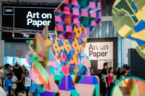 Art on Paper at Pier 36 in Manhattan, Courtesy AMP