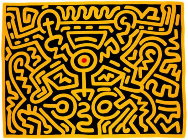 Keith Haring Growing, 1988