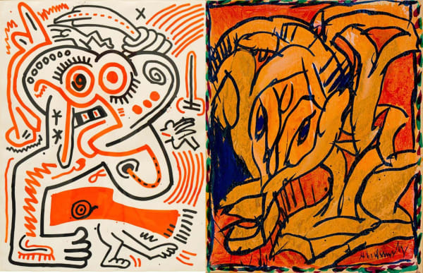 Confrontation: Keith Haring and Pierre Alechinsky On view from February 27 through October 2, 2022
