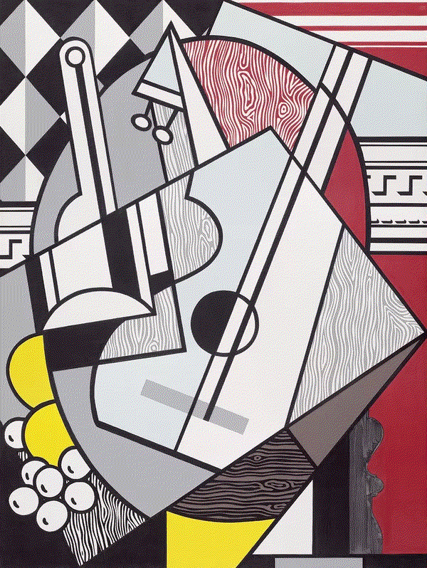 Roy Lichtenstein. Cubist Still Life, 1974 from Homage to Picasso series