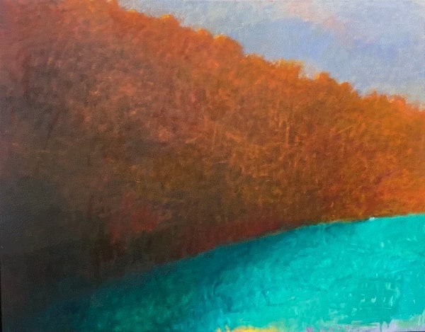Wolf Kahn A Slight Curve in the Meadow's Edge, 1989