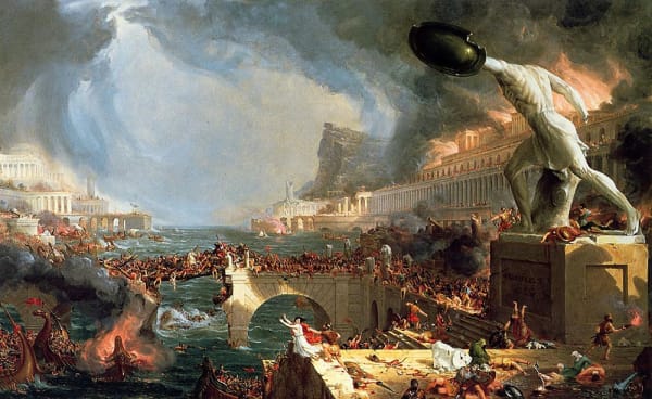 Thomas Cole. The Course of Empire: Destruction, 1836