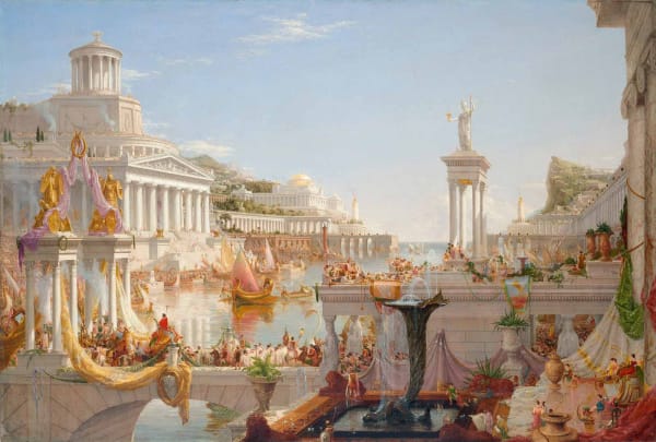 Thomas Cole. The Course of Empire: The Consummation of the Empire, 1836