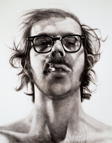 Chuck Close Big Self Portrait, 1968 107-1/2 x 83-1/2 inches