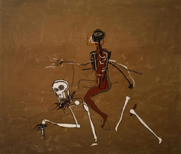Jean-Michel Basquiat. Riding with Death, 1988