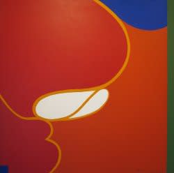 Matsumi Kanemitsu, Landscape, 1967. Honolulu Museum of Art